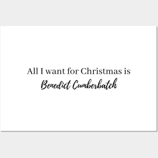 all i want for christmas is benedict cuberbatch Posters and Art